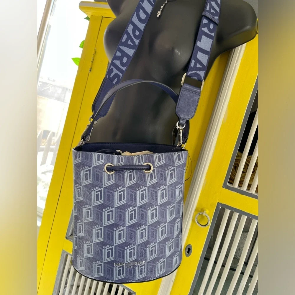 Karl Lagerfeld Indigo Shoulder Bag NWT